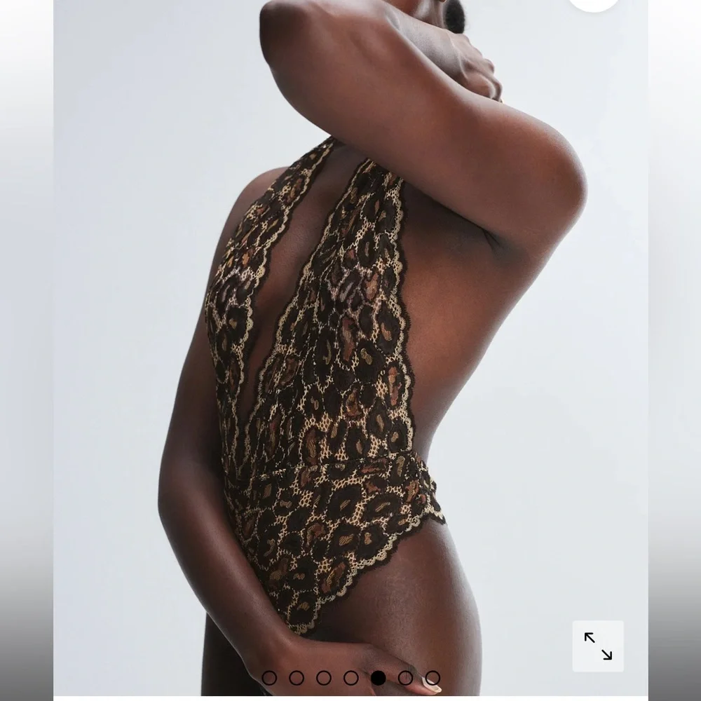 NEW IN PACKAGING Savage x Fenty On the Prowl Lace Teddy - Picture 2 of 8